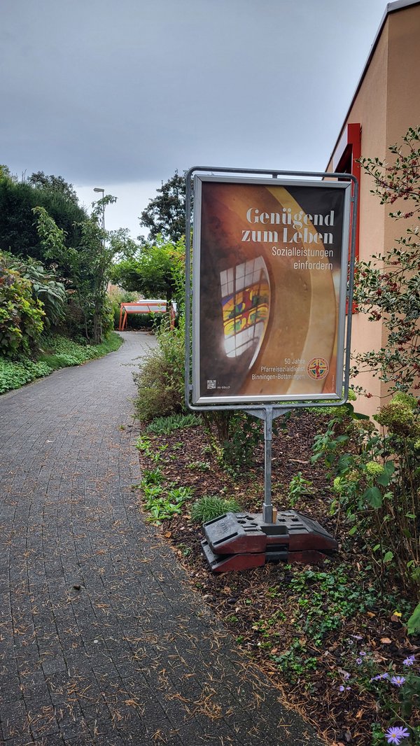 Plakate 50 Jahr Jubiläum Pfarreisozialdienst